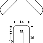 Osłona poliuretanowa krawędzi, profil elastyczny typ W