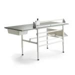 Stół do pakowania SEND, 2000x800 mm, szary