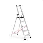 Profesjonalna drabina aluminiowa UPWARD, 5 stopni, wys. 1100 mm