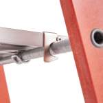 Profesjonalna drabina z włókna szklanego SLOPE, 5 stopni, W 2000 mm