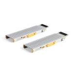 Teleskopowa rampa najazdowa 1500x200x50 mm, 205 kg/para