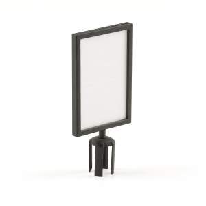 Uchwyt na znak do słupka odgradzającego, format A4