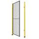 Pojedyncze drzwi X-GUARD ze słupkami i siatką, bez ramy, 2000x1500 mm