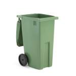 Kosz na odpady CLASSIC, 1075x545x690 mm, 190 L, zielony