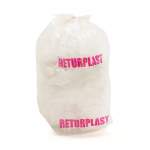 Worki na odpady, 14 rolek (10 sztuk/rolka), 240 L, przezroczysty