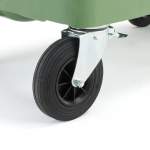 Mobilny kontener na odpady CLASSIC, 1210x1255x770 mm, 660 L, zielony