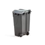 Kosz do segregacji LEWIS z pokrywą, 120L, szary