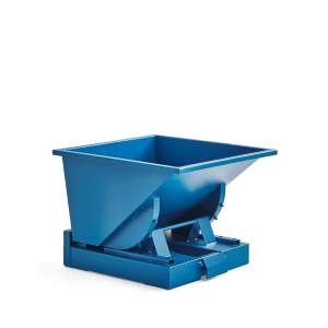 Kontener wywrotka AZURE, samowyładowczy, 815x760x580 mm, 150 L, niebieski