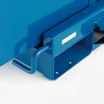 Kontener wywrotka AZURE, samowyładowczy, 1700x1215x1045 mm, 1100 L, niebieski