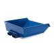 Kontener wywrotka HEAP, model niski, 900 L, niebieski