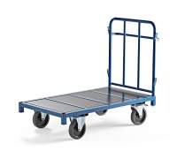 Wózek platformowy EMBARK, 1300x700 mm, 1200 kg,niebieski