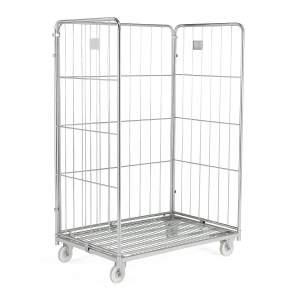 Rollkontener MANOR, 3-stronny, 400 kg, 1200x800x1800 mm