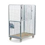 Rollkontener LEYTON, obciążenie 800 kg, 1200x750x1700 mm