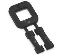 Plastikowe zapinki, 16 mm, 1000 szt.