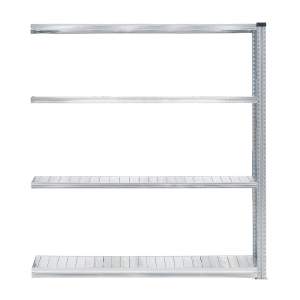 Regał TRANSFORM, moduł dodatkowy, 4 półki, 1972x1500x600 mm