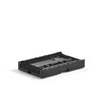 Składana skrzynka RILEY z tworzywa sztucznego, 600x400x410 mm