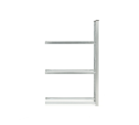 Regał na opony, 3 półki, moduł dodatkowy, 2000x1200x400 mm