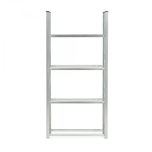 Regał na opony, 4 półki, moduł podstawowy, 2500x1200x400 mm