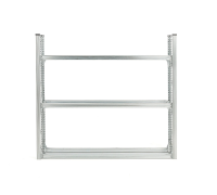 Regał na opony, 3 półki, moduł podstawowy, 2000x2100x400 mm