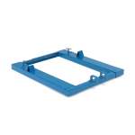 Uchwyt do kosza na śmieci, poj. 40-400 L, 1140x1120 mm