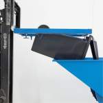 Uchwyt do kosza na śmieci, poj. 40-400 L, 1140x1120 mm