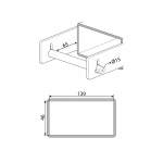 Przedłużki wideł, 2200x140x65 mm, 2 sztuki
