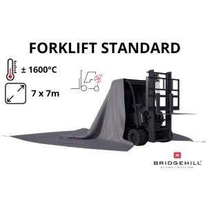 Koc gaśniczy do wózków widłowych 7x7 m - Forklift Standard