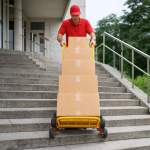 Wózek transportowy schodowy FORKBERG z rozkładaną platformą 250kg