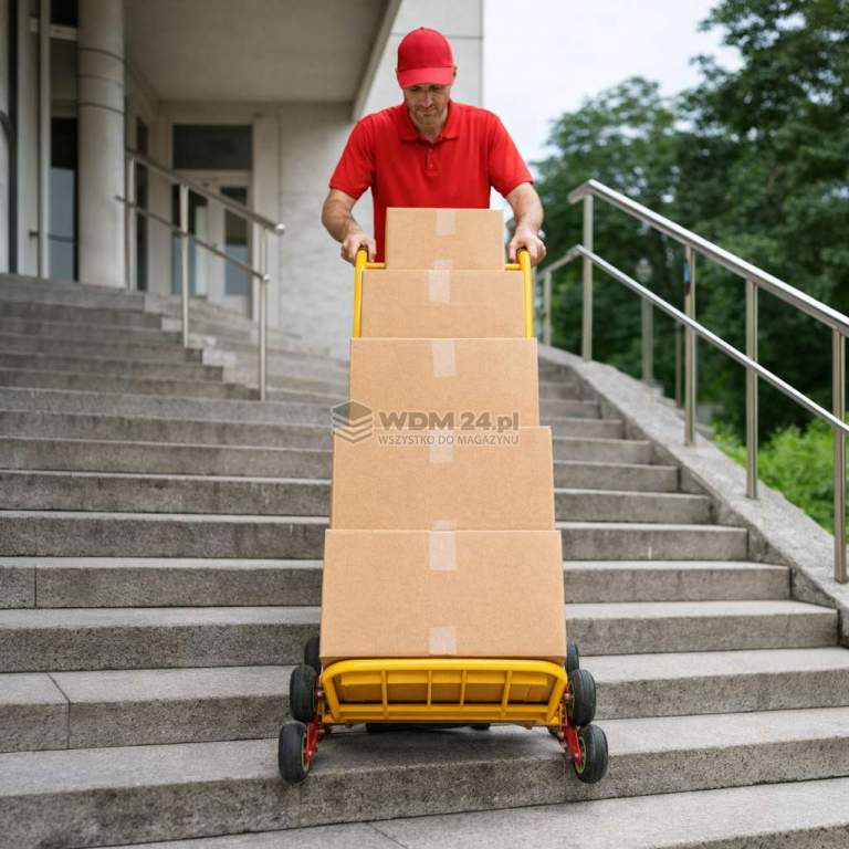 Wózek transportowy schodowy FORKBERG z rozkładaną platformą 250kg