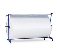 Stojak na materiały pakowe z ucinarką