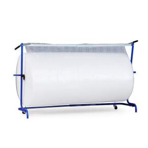 Stojak na materiały pakowe z ucinarką