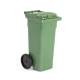 Zielony kontener na odpadki o poj.80 l - 446x530x965mm