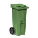 Zielony kontener na odpadki o poj. 140 l - 480x540x1060mm