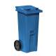 Niebieski kontener na odpadki o poj. 140 l - 480x540x1060mm