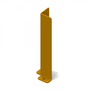 Odbojnica narożna do regałów półkowych RAL 1007