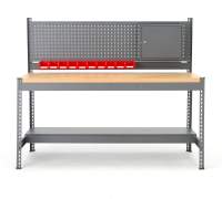 Stół roboczy - zestaw - wymiary: W 1530 x S 1840 x G 775 mm.