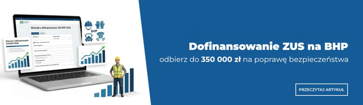 Dofinansowanie ZUS na BHP 2026