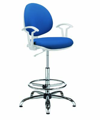 Krzesło specjalistyczne SMART WHITE GTP27 steel04 z podnóżkiem i mech. CPT C06 Krzesło specjalistyczne SMART WHITE GTP27 steel04 z podnóżkiem i mech. CPT C06