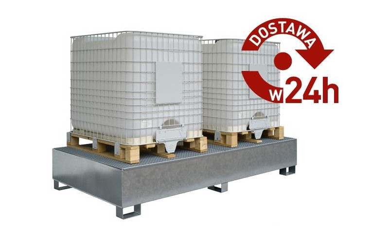 Stalowe wanny ociekowe do magazynowania cieczy kontener IBC 1120